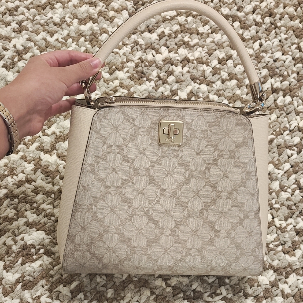 Kate Spade Cream Floral Satchel